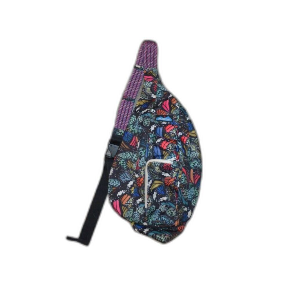 Kavu Rope Sling Backpack Flutterfly Water Resistant Rope Shoulder Bag